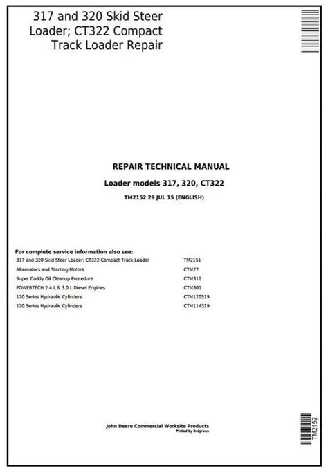 322 john deere skid steer|john deere ct322 service manual.